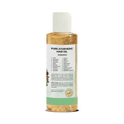 The Ayur House Aloe Vera Herbal Hair Oil 27 Herbs