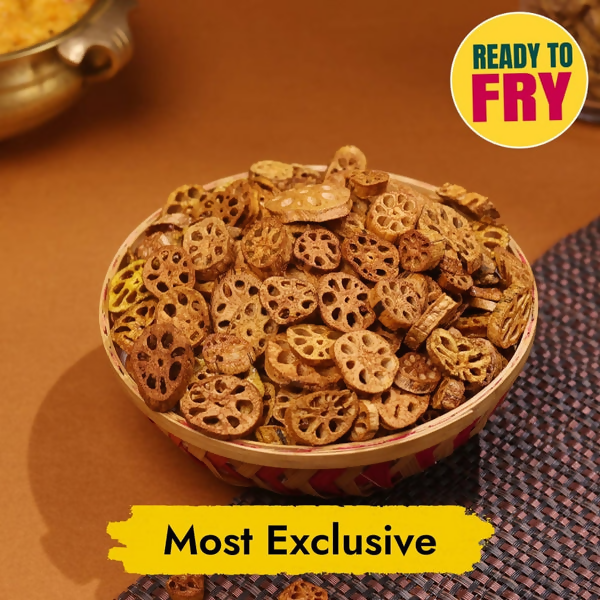 Sweet Karam Coffee Lotus Stem Crisps (Thamarai Thandu Vathal)