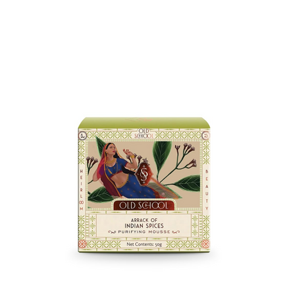 Old School Rituals Arrack of Indian Spices Purifying Mousse Natural Face Moisturizer