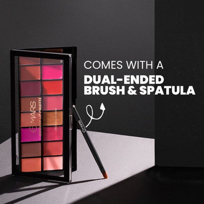 MARS Cosmetics Infinity Lip Palette with Spatula cum Applicator - 02 Multicolor