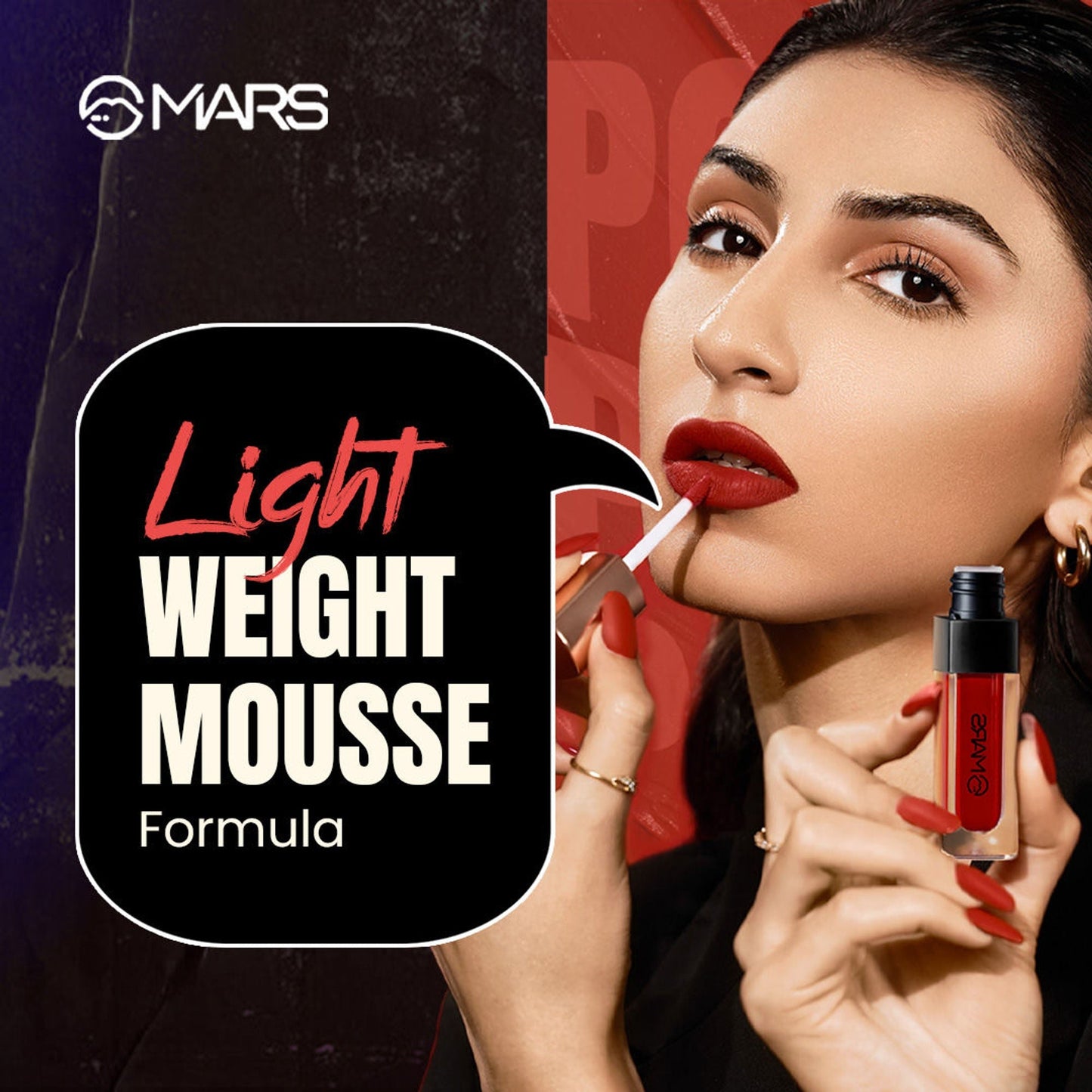 MARS Cosmetics Popstar Non Drying Liquid Mousse Lipstick - 13 Wild Chase
