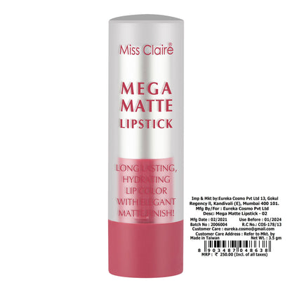 Miss Claire Mega Matte Lipstick - 2