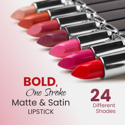 VERYMISS Matte & Satin Lipstick - M01 Fire Brick