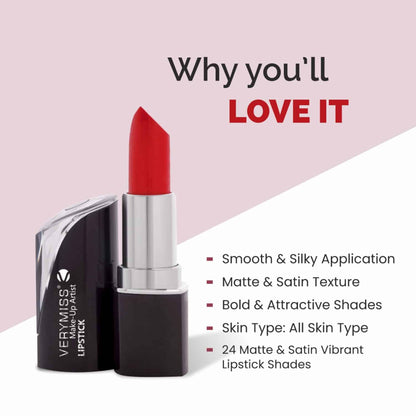 VERYMISS Matte & Satin Lipstick - S14 Berry Berry