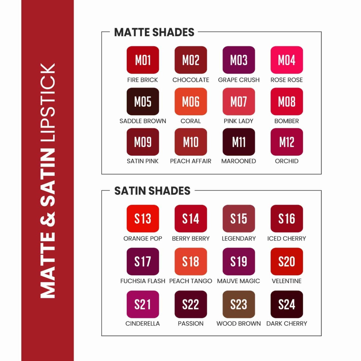 VERYMISS Matte & Satin Lipstick - S18 Peach Tango