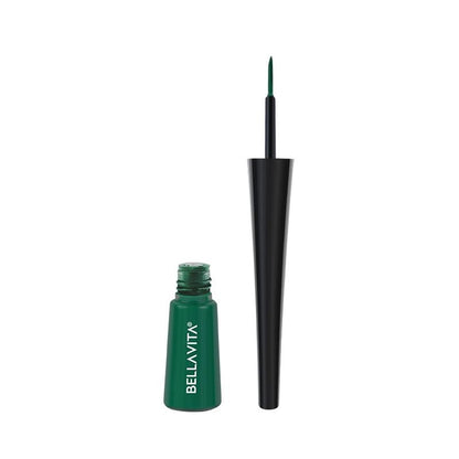 BELLAVITA Intense Drama Waterproof Eyeliner, Black, Matte Finish, Smudge - Proof, Fast - Drying, Felt Tip Applicator, Enriched with Biotin, 3.5 ml - Vamzn#