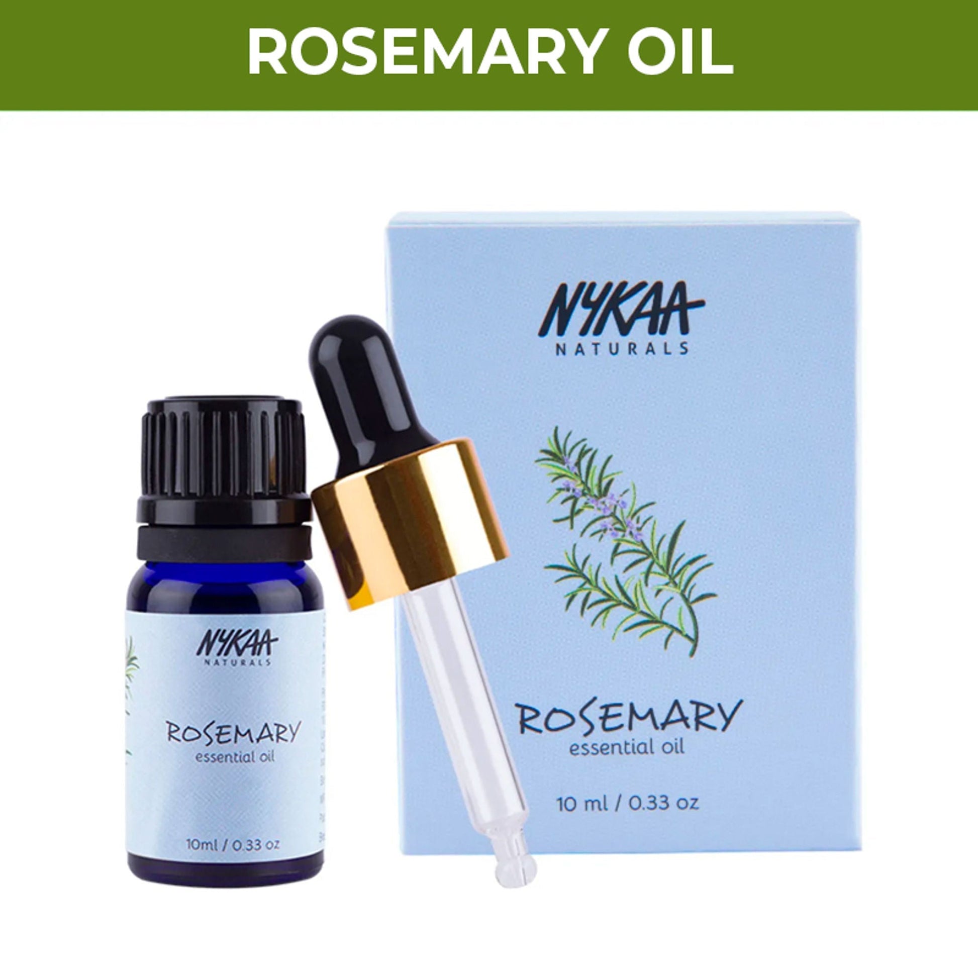 Nykaa Naturals Bestseller Rosemary Essential Oil For Hair Growth & Nourishing Scalp - 100% Natural