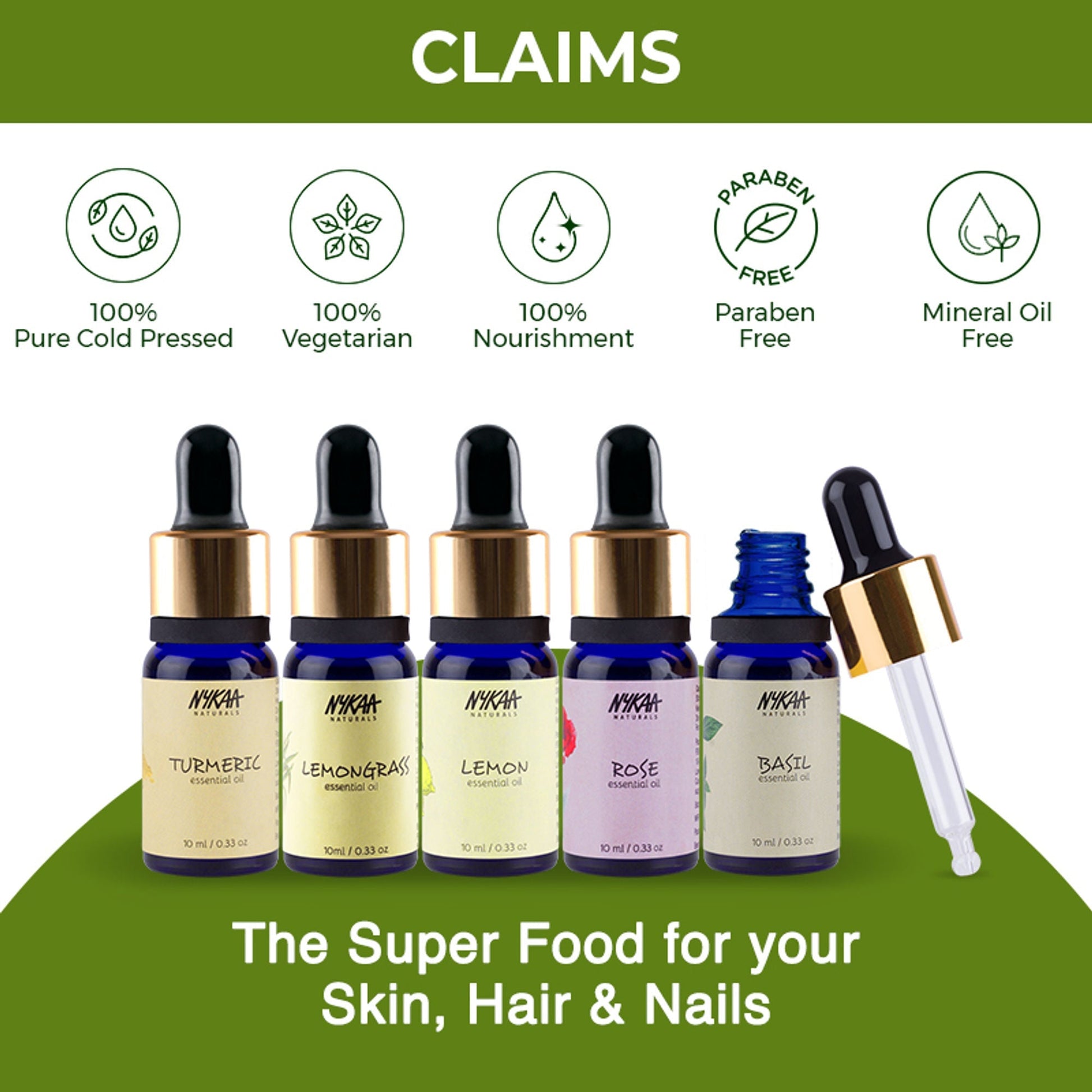 Nykaa Naturals Bestseller Rosemary Essential Oil For Hair Growth & Nourishing Scalp - 100% Natural