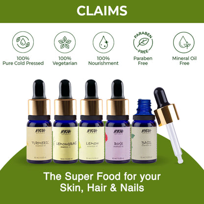 Nykaa Naturals Bestseller Rosemary Essential Oil For Hair Growth & Nourishing Scalp - 100% Natural