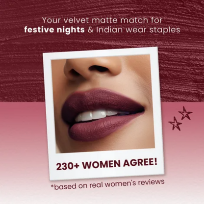 NY Bae Velvet Mousse Liquid Lipstick - Sexy Sangria 04