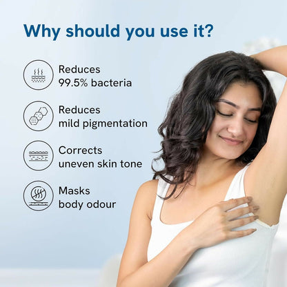 BeBodywise 4% AHA BHA Underarm Roll On (Oudh Fragrance)