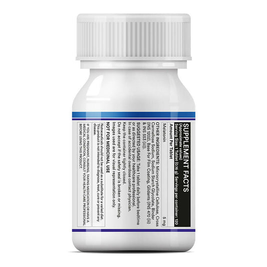 Inlife Melatonin 5mg Tablets to Promotes Sleep and Relaxation
