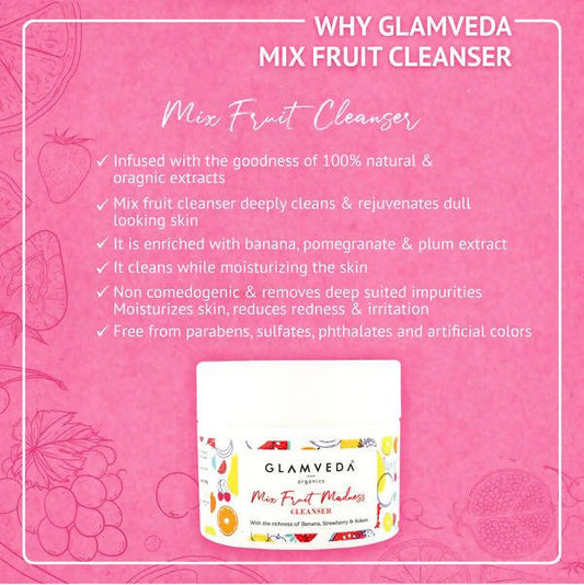 Glamveda Mix Fruit Madness Cleanser
