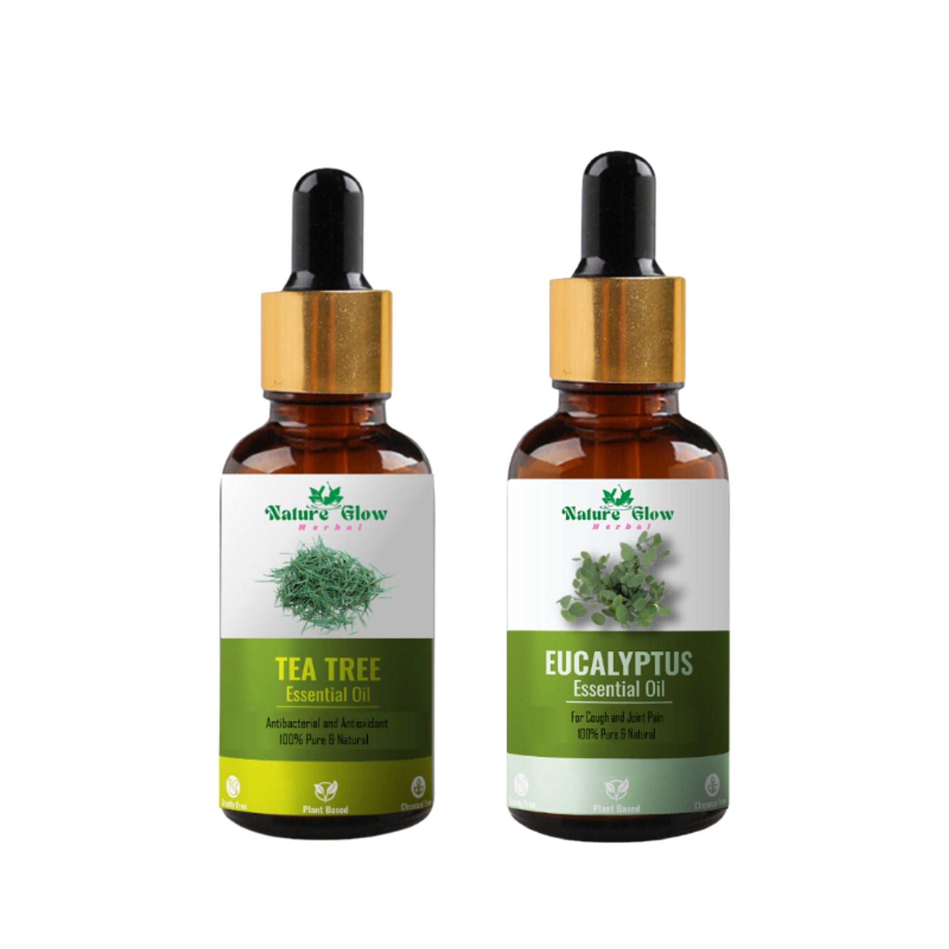 Nature Glow Herbal Nature Tea Tree & Eucalyptus Essential Oil