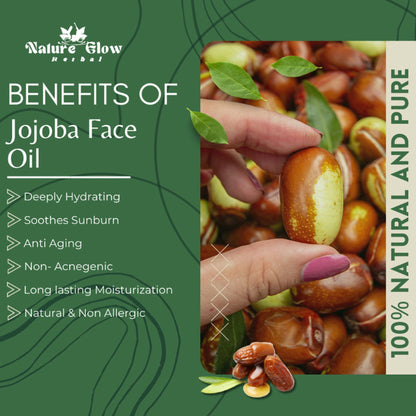Nature Glow Herbal Rosehip & Jojoba Facial Oil Combo