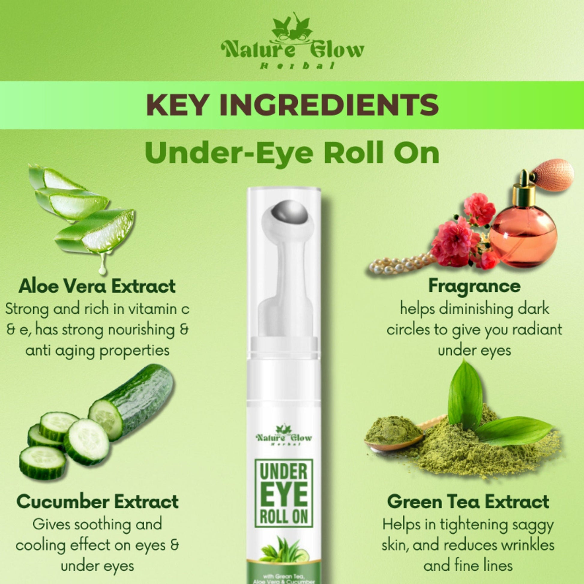 Nature Glow Herbal Under Eye Gel Combo