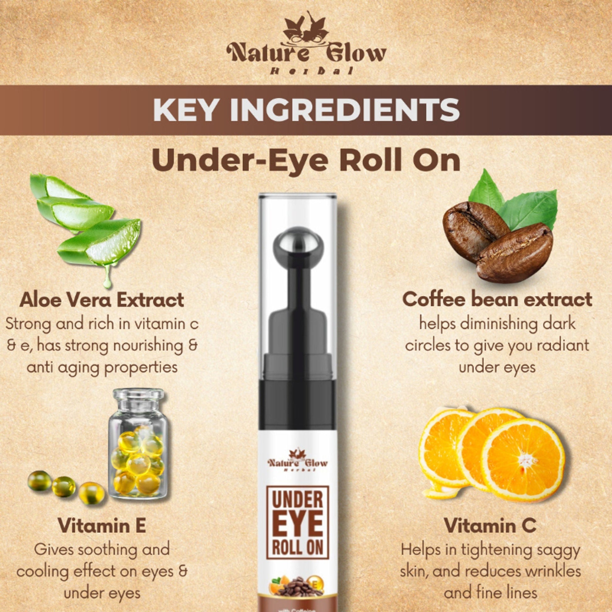 Nature Glow Herbal Under Eye Gel Combo