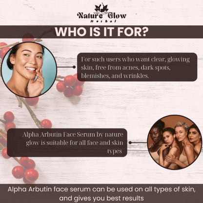 Nature Glow Herbal Alpha Arbutin Face Serum