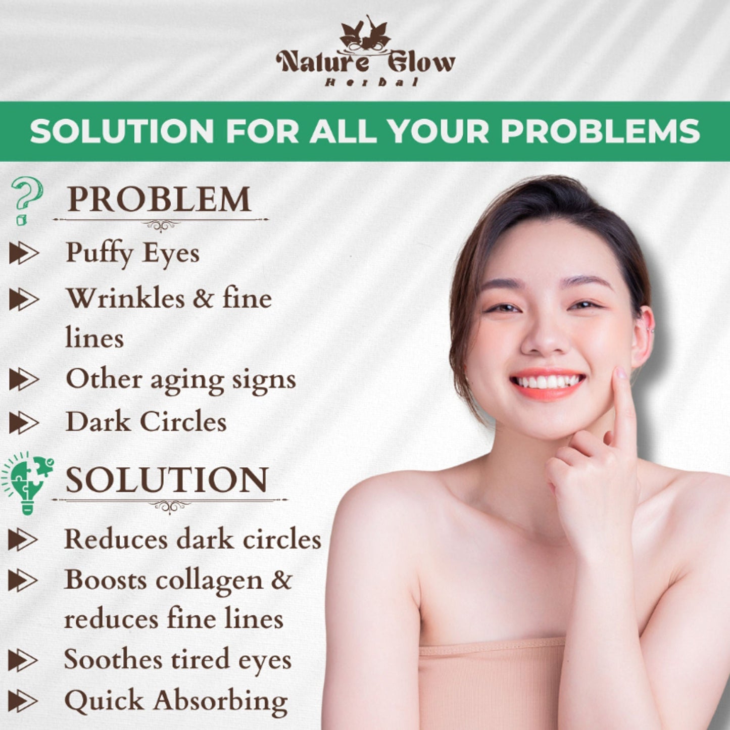 Nature Glow Herbal Under Eye Serum