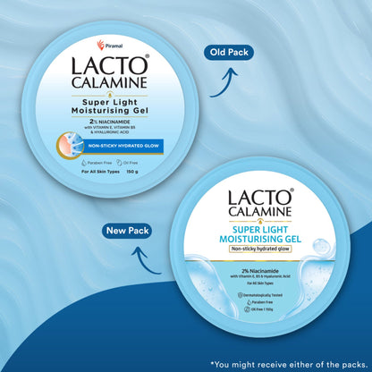 Lacto Calamine Super Light Face Moisturizer Gel For Oily Skin & Hydrated Glow