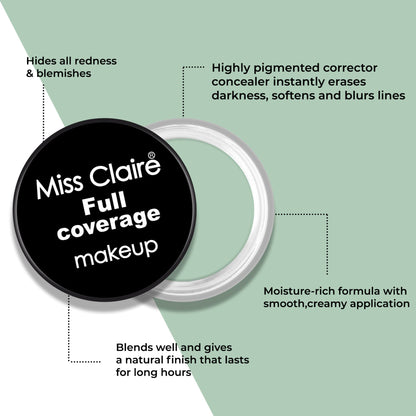 Miss Claire Full Coverage Makeup + Concealer - 16