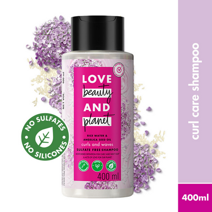 Love Beauty And Planet Rice Water & Angelica Curl Care Combo