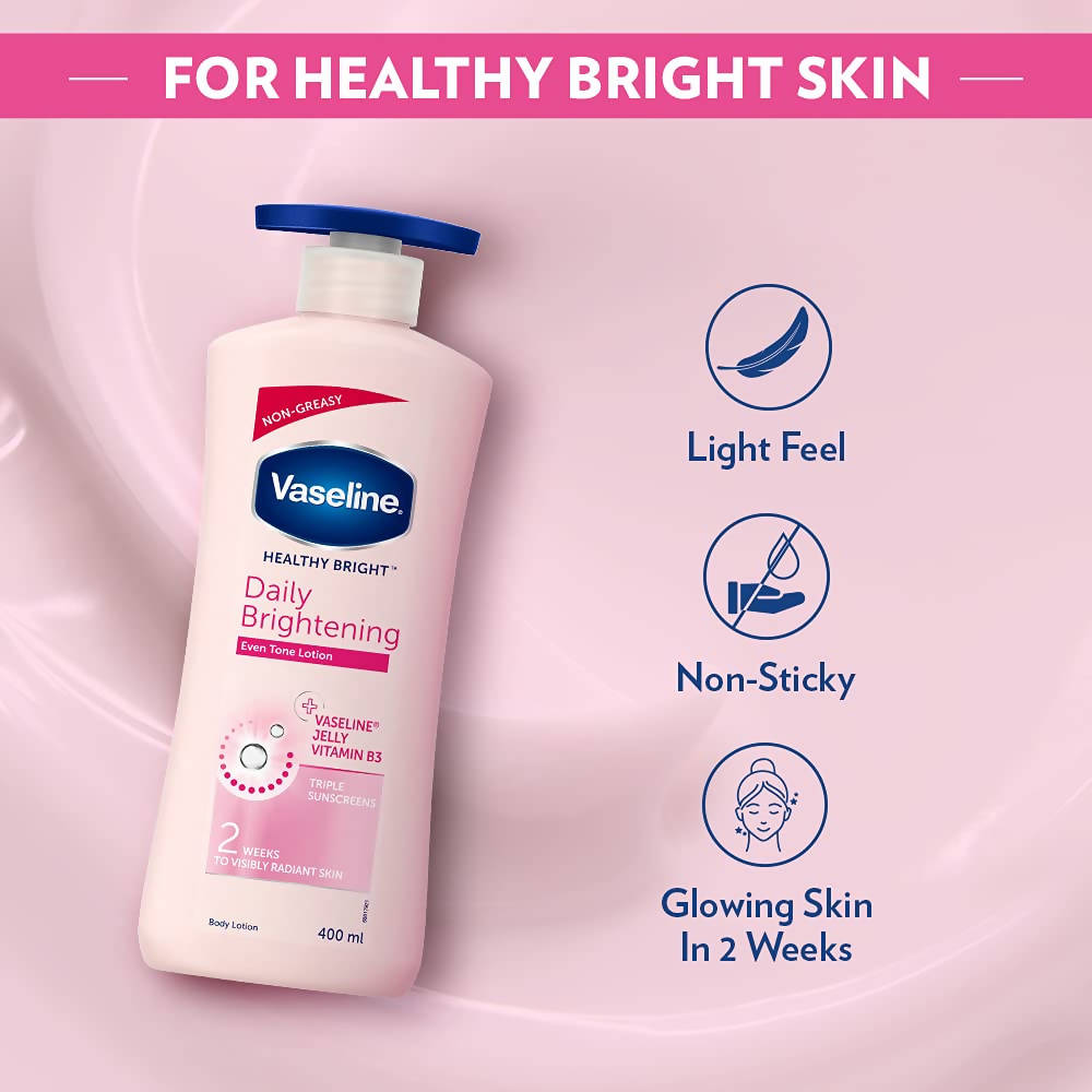 Vaseline Healthy Bright Daily Brightening Body Lotion 400 ML