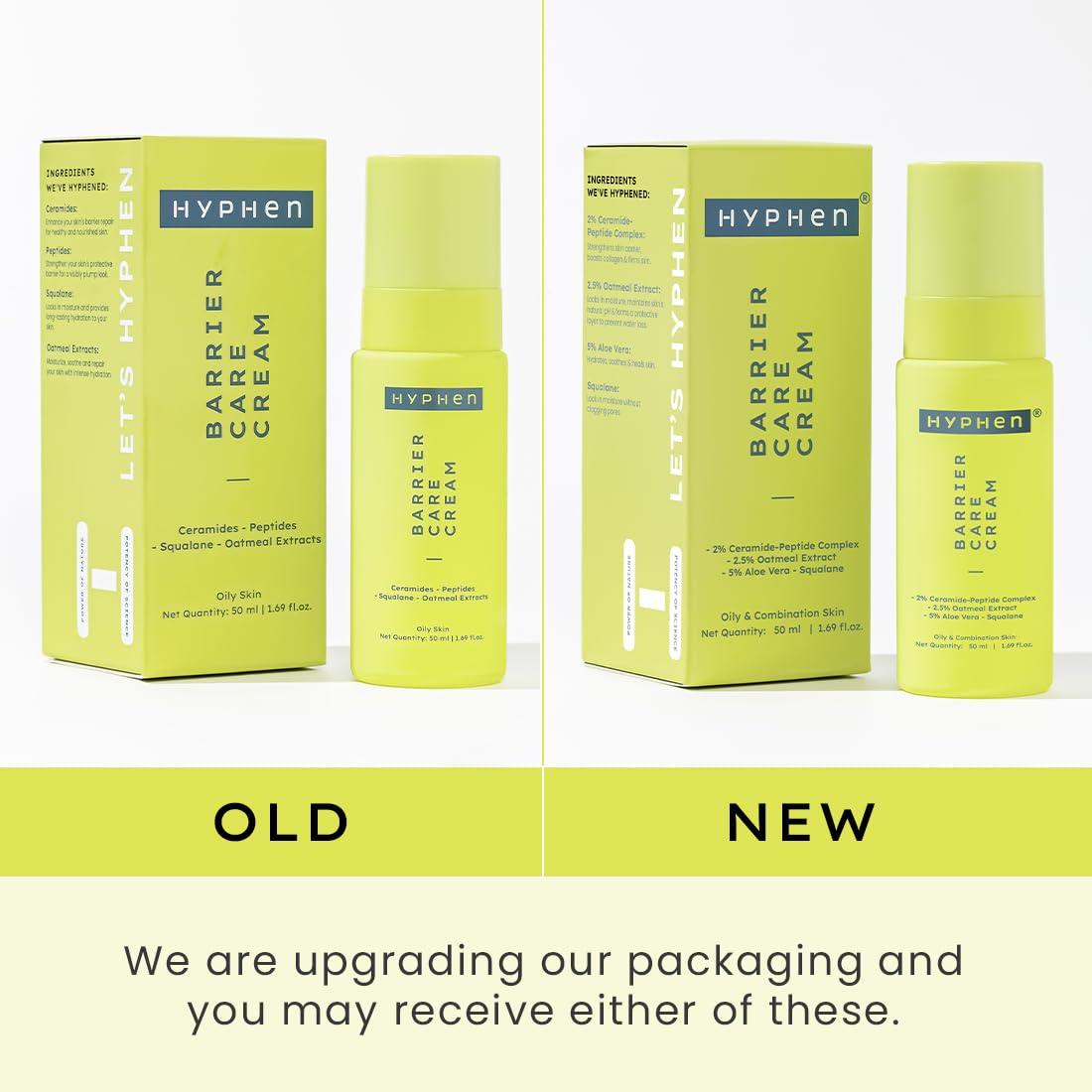 Hyphen By Kriti Sanon Barrier Care Face Cream Moisturizer For Oily & Skin Combination