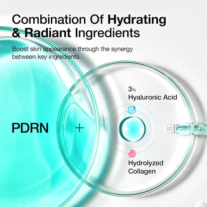 Anua Pdrn Hyaluronic Acid Capsule 100 Serum with Collagen For Plump, Dewy, Radiant Glass Skin