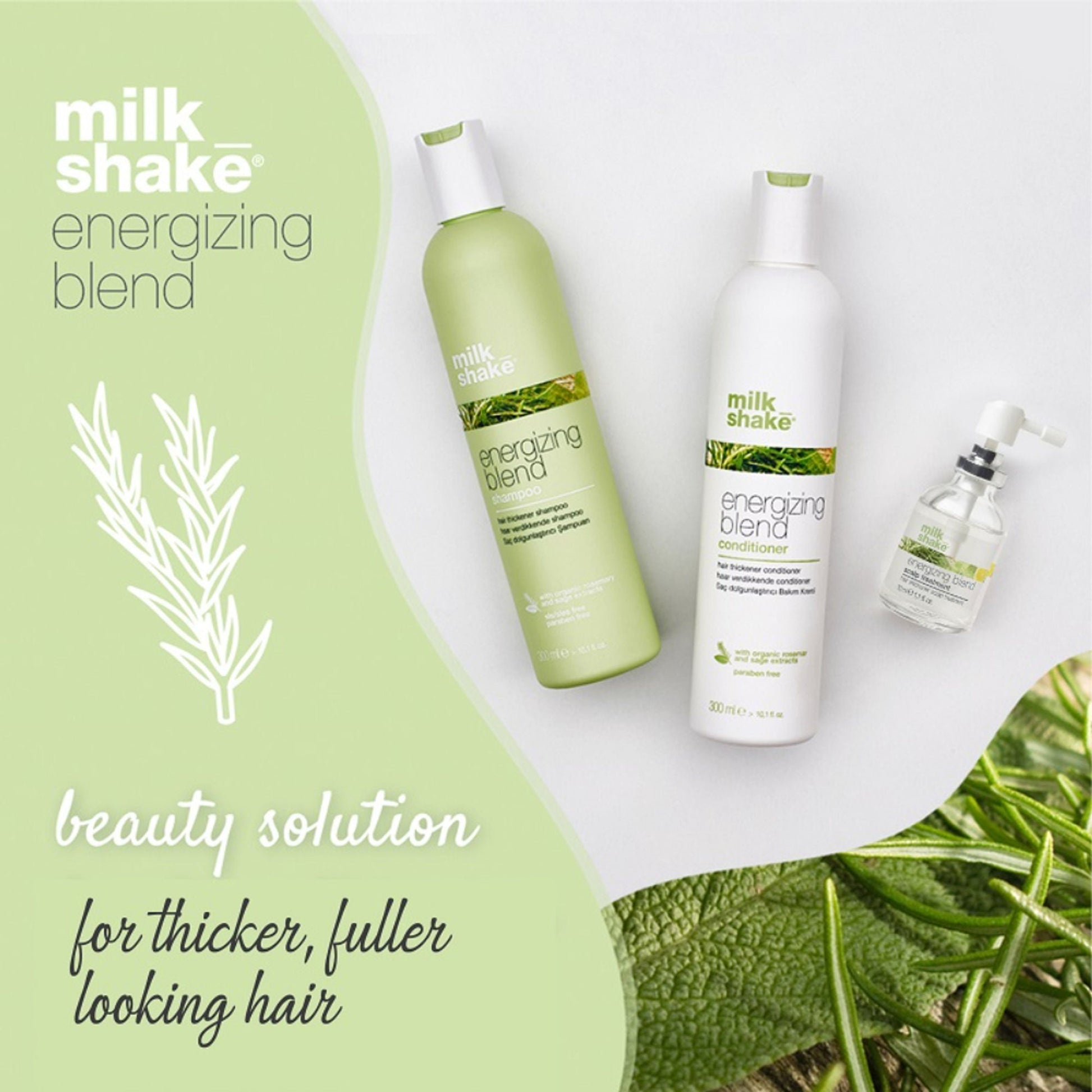 Milkshake Energizing Blend Conditioner For Hair Loss With Organic Rosemary & Sage