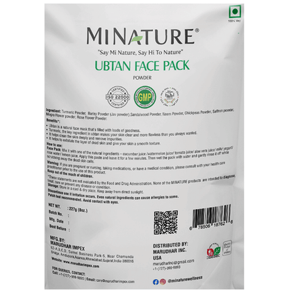 Minature Ubtan Face Pack Powder