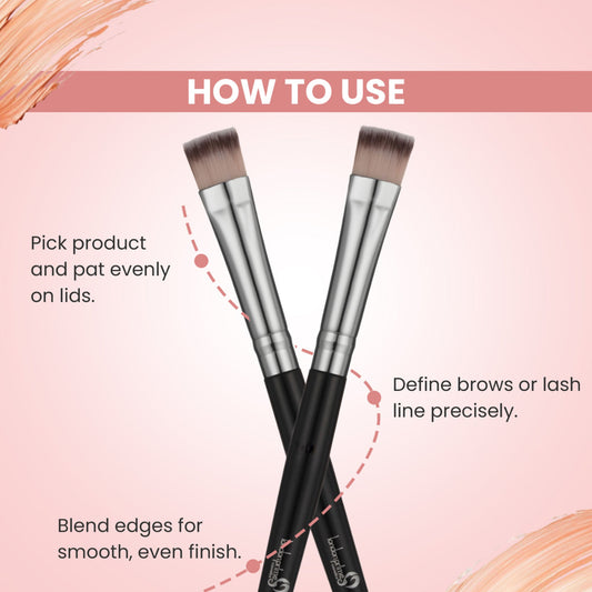 London Prime HD Flat Eyeshadow Brush - LP328 ( Formerly London Pride Cosmetics )