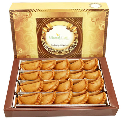 Ghasitaram Holi Sweets - Dry Sweet Wheat Gujiya