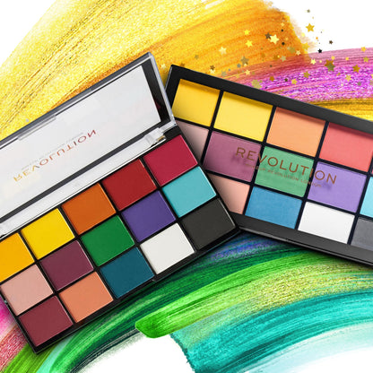 Makeup Revolution Reloaded Eyeshadow Palette-15 Smooth & Rich Shade-High Pay Off Formula - Marvellous Mattes