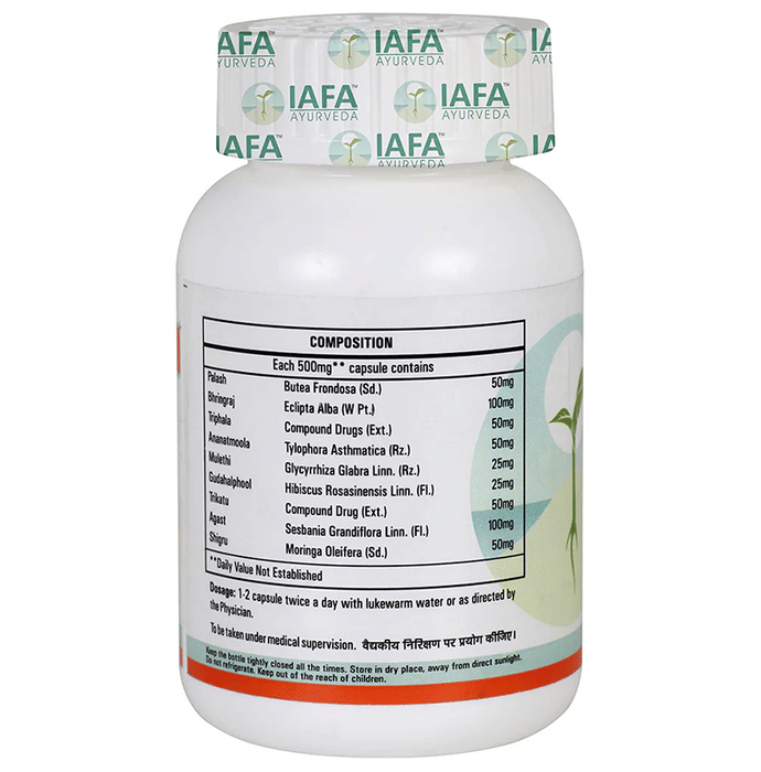 Iafa Ayuveda Kesha Mithram Veg Capsuless
