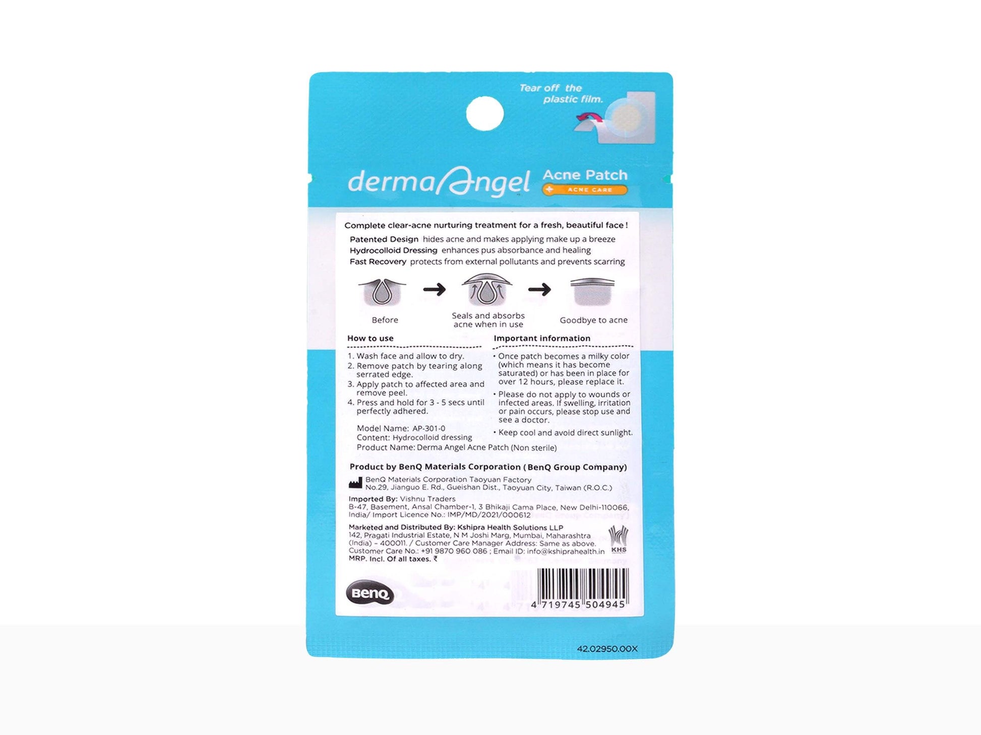 Derma Angel Acne Patch (Day Usage)