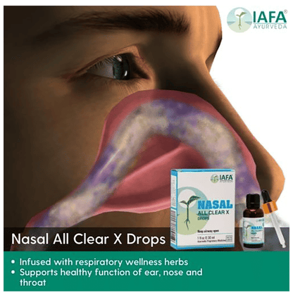 Iafa Ayuveda Nasal All Clear X Drop