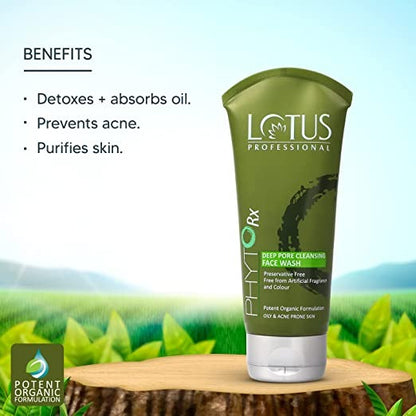 Lotus Professional Phyto Rx Deep Pore Cleansing Face Wash