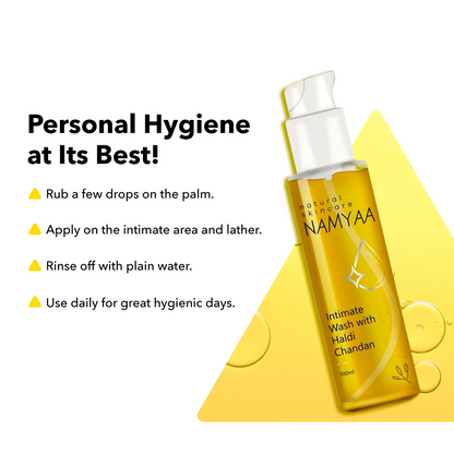 Namyaa Haldi Chandan Intimate Hygiene Wash | pH Balanced