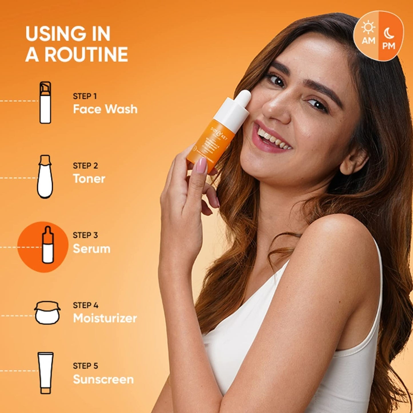 Dot & Key 10% Vitamin C+E Super Bright Face Serum | 5% Niacinamide | Glow Booster