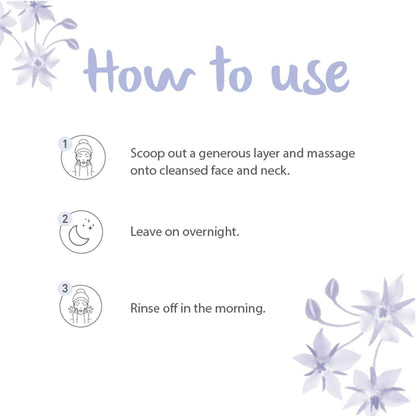 Dot & Key AHA Exfoliating Sleeping Face Mask With Lactic & Hyaluronic Acid