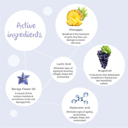 Dot & Key AHA Exfoliating Sleeping Face Mask With Lactic & Hyaluronic Acid