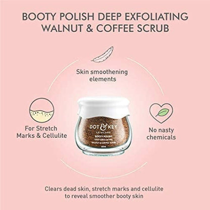 Dot & Key Booty Polish Deep Exfoliating Walnut & Coffee Body Scrub