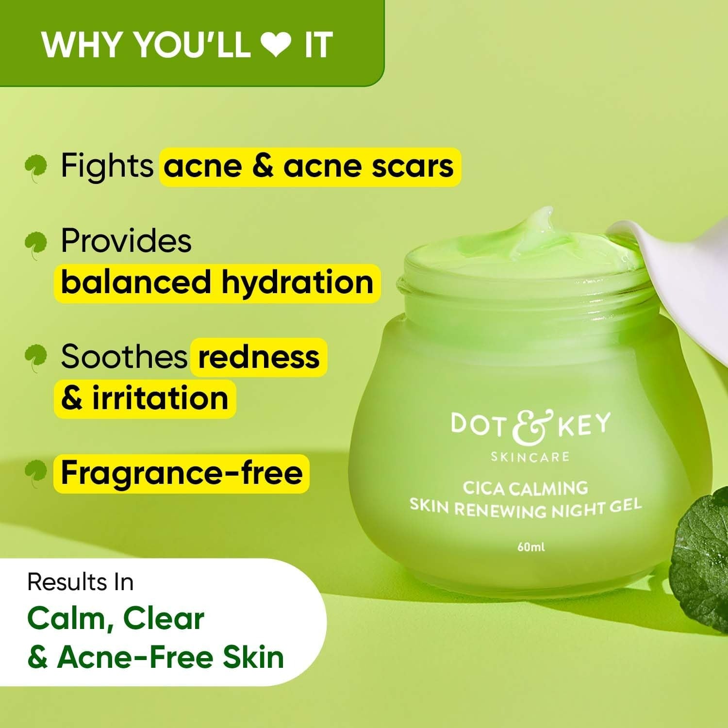 Dot & Key CICA Niacinamide Night Gel