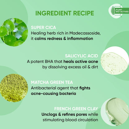 Dot & Key Pollution + Acne Defense Green Clay Face Mask