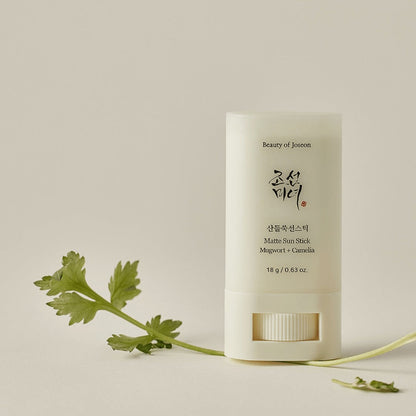 Beauty of Joseon Matte Sun Stick : Mugwort + Camelia SPF 50 PA++++ - Korean Skincare