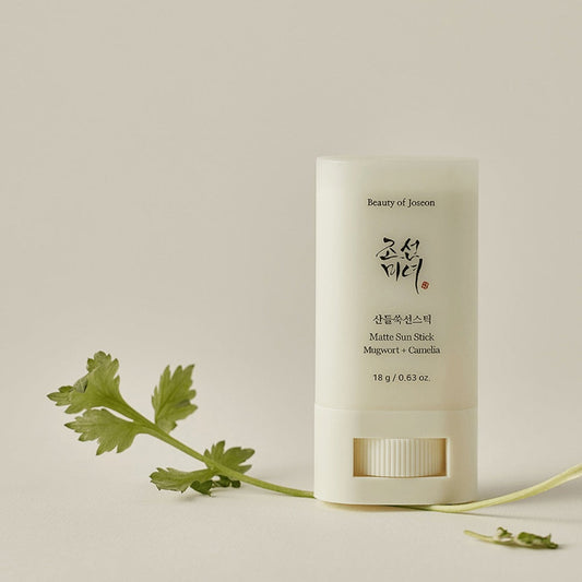 Beauty of Joseon Matte Sun Stick : Mugwort + Camelia SPF 50 PA++++ - Korean Skincare