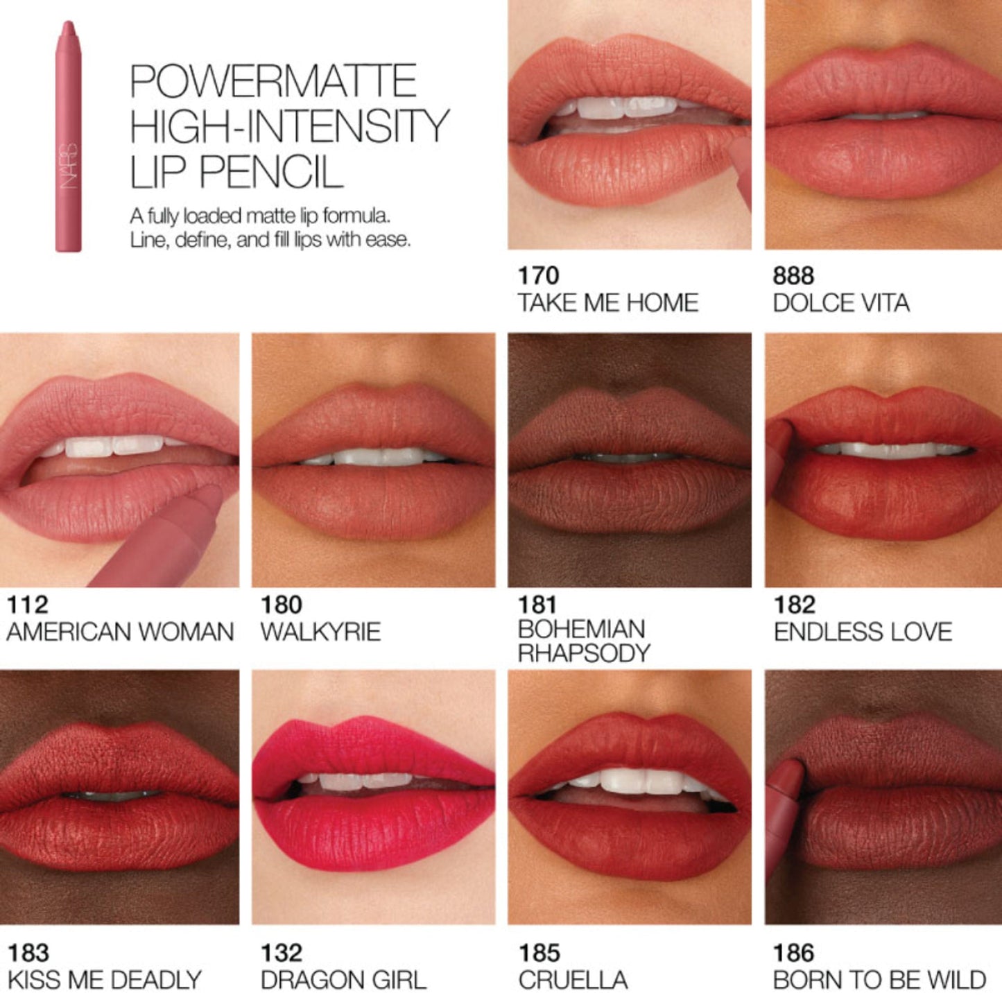 NARS Powermatte High Intensity Lip Pencil - Born To Be Wild