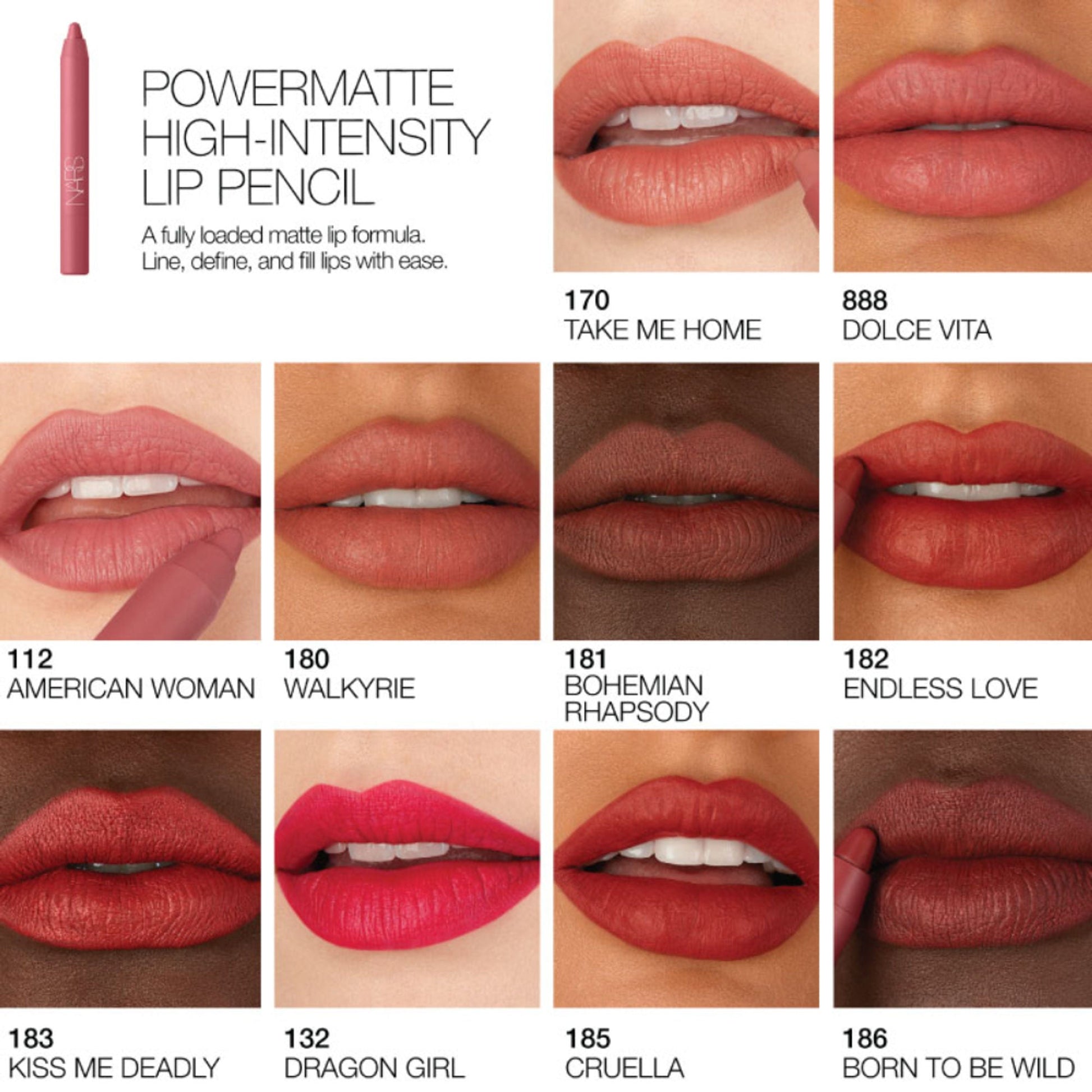 NARS Powermatte High Intensity Lip Pencil - Kiss Me Deadly