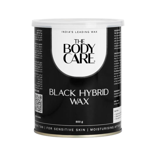 The Body Care Black Hybrid Wax Jar